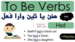 Use of Had in English  with Sindhi explanation | To Be Verbs | English in Sindhi