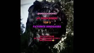 My Subscribers Fav Dinos(pt.2)#jurassic #jurassicworld #jurassicpark #edit #shorts #top3
