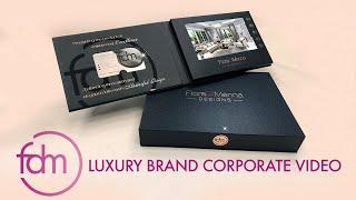 Luxury Brand Corporate Video by Flora Di Menna Designs Inc.