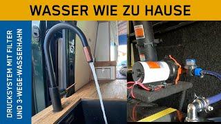 Wasserversorgung im Camper mit Filter und Druckpumpe || SCHALLDOSE ON TOUR