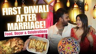 First Diwali After Marriage Food, Decor & Celebrations | Kajal Jadhav