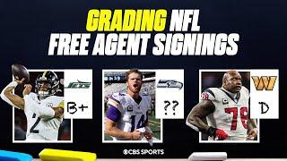 2025 NFL Free Agency Grades Day 1: Justin Fields to the Jets, Sam Darnold to the Seahawks + MORE