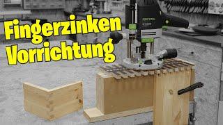 Zinkenschablone selber bauen | So werden Fingerzinken/Zinken was! | Zinken selber machen