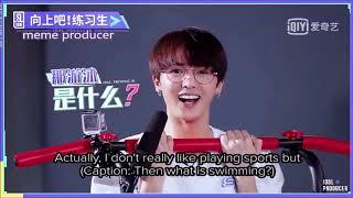 [ENG SUB] Idol Producer / 偶像练习生 朱正廷 Zhu Zhengting / Jung Jung's Pull Up Challenge