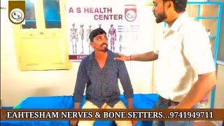 back pain.Slip disc/Sciatica Problem cured. ehtesham nerves & bone setters mysore/a s health center