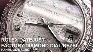 Rolex Datejust Jubilee Diamond Dial/Bezel (HD Close-Up)