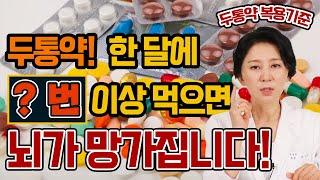 진통제 먹어도 머리가 계속 아프다면 이 영상 꼭 보셔야 합니다!  - 어지럼증완치설명서 #8ㅣ진통제 복용기준 두통치료 두통일기 두통약복용