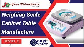 Electronic weighing scale | Weighing Scale Cabinet Table Top Body Structure Manufacturer