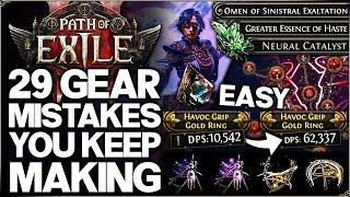 Path of Exile 2 - Make ANY Gear OP FAST & EASY - 29 IMPORTANT ALL Class Build Tips - Best Guide!