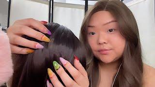 ASMR girl that's OBSESSED with YOU plays with your Hair (ur the mean popular girl) ‍️‍️ (reali