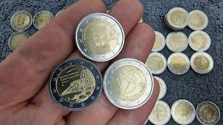 2 euro coins Hunt! 800€ Rarely found. Collectable coins.