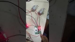 L293d motor drive with led and regulator