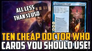 CHEAP Staples You Should BUY From the Doctor Who Set! - Magic: The Gathering