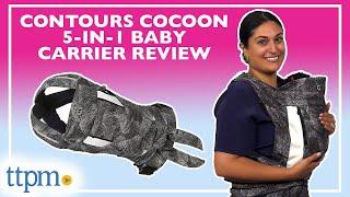 Contours Cocoon Buckle-Tie Baby Carrier from Kolcraft Review + Instructions