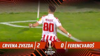 Crvena zvezda – Ferencvaroš 2:0, Stefan Mitrović 36`