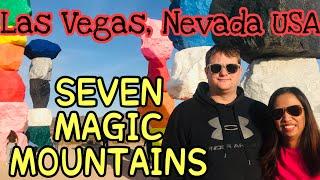  SEVEN MAGIC MOUNTAINS  | PUBLIC ART STONES at Las Vegas Nevada USA 