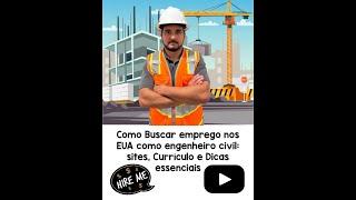 Como Buscar Emprego nos EUA Como Engenheiro Civil: Sites, Currículo e Dicas Essenciais