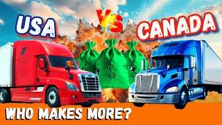 Are CANADIAN or AMERICAN Owner Operators Making More Money?