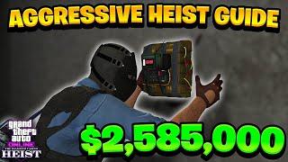 2 Player Casino Heist Aggressive Step By Step Walkthrough (GTA Online Diamond Casino Heist 2023)