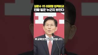 경기도지사 김문수VS이재명 업적 비교하니 처참