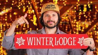 You have to see this Magical WINTER LODGE!