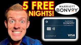 *5 FREE NIGHTS!* Marriott Bonvoy Boundless Credit Card Review + BONUS!!