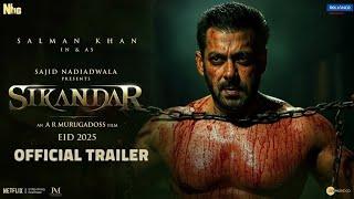 Sikandar : Official Trailer | Salman Khan | Rashmika M | Sajid Nadiadwala | AR Murgadas | Eid 2025