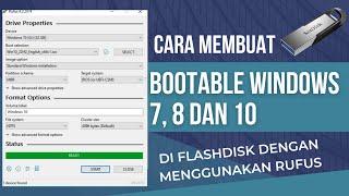 Cara Membuat Bootable Flashdisk Windows 7, 8 dan 10 Menggunakan Rufus Support GPT dan MBR Work 2023