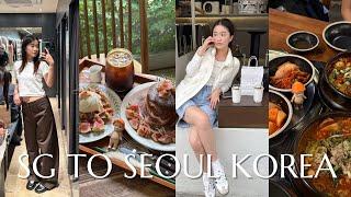 SG TO SEOUL KOREA: a day in myeongdong, shopping at hongdae & hannamdong area, cafes in seoul [VLOG]