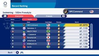 Mario & Sonic At The Olympic Games Tokyo 2020 Leaderboard Feb. 2025