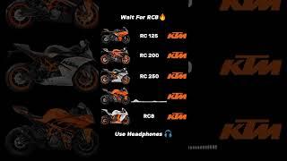 KTM RC Series Sound Comparison |#ktm #rc8 #rc390 #rc250 #rc200 #rc125 #superbike #stock #exhaust