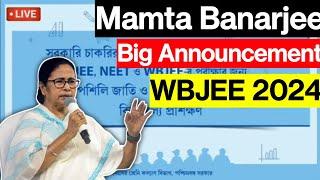 WBJEE Big Update | Mamta Banarjee Announcement | Akash Time Education | WBJEE 2024