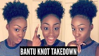 Bantu Knot Out (takedown)/ Styling | QueenKee