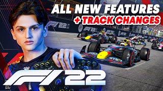 F1 22 ALL NEW FEATURES + TRACK CHANGES