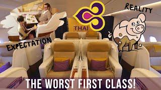 THE WORST FIRST CLASS! Thai Airways A380, Osaka - Bangkok