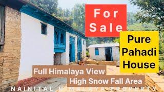 5 Room Pure Pahadi House | With 240 Gaj Land | For Sale | Full Himalaya View | High Snow Fall Area