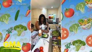 Mom goes viral for her salad bar hack