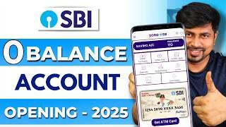 SBI Account Opening Online 2025 | SBI Zero Balance Account Opening Online | Yono SBI Account Opening