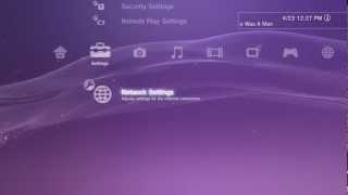 How to setup and connect the internet to your PS3 (HD)