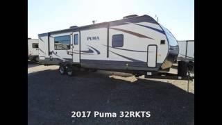 2017 Palomino Puma 32RKTS, Travel Trailer Rear Kitchen, in Claremore, OK