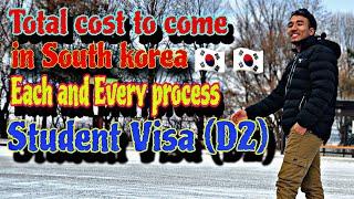 Total cost to come in South korea //All About process from first to last //Nepali  