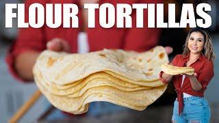 After This Video You Can Make The PERFECT FLOUR TORTILLAS Every Time With Only 3 Ingredients!!!!