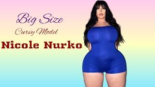 Nicole Nurko  Big Size Curvy Fashion Model | Plus Size Model & Brand Ambassador | Bio, Wiki