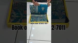 A very beautiful pure dola silk blue colour Sarees ￼#youtube #instagram #shorts #trending #video