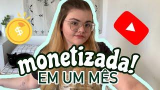 COMO CRESCER NO YOUTUBE MAIS RÁPIDO? | como consegui monetizar meu canal em UM MÊS!