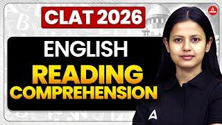 CLAT 2026 English | Reading comprehension - Practice for CLAT English Preparation | CLAT
