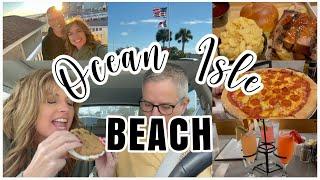 FOOD TOUR!   AN INSANE LOOK AT THE FOOD WE ENJOYED AT OCEAN ISLE BEACH NC //Travel Vlog 