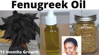 FENUGREEK OIL FOR HAIR GROWTH// Apply Daily For Faster Growth And Stronger Hair.