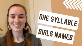 18  ONE SYLLABLE GIRLS BABY NAMES | BABY NAME HELP