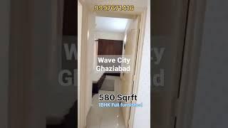 wave City Ghaziabad NH-24 1BHK 20 lac fully furnished flat